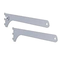 Amazon | ウッドワン 背中で受ける棚柱セット シルバー色